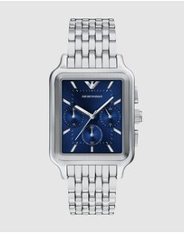 Emporio Armani - Silver Tone Chronograph Watch