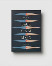 Printworks - Printworks Classic Art of Backgammon-Anthracite Grey