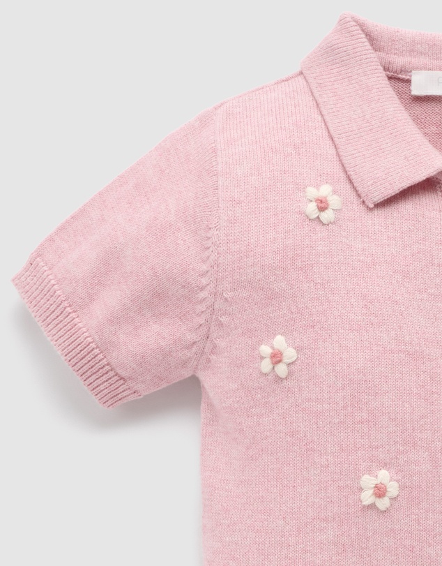 Purebaby - Knitted Embroidered Set-Kids-Babies