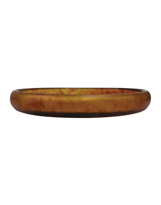 Urban Attitude - Urban Attitude MIA Extra Large Bowl Height 6cm, Width 37cm, Length 49cm - Burnt Amber