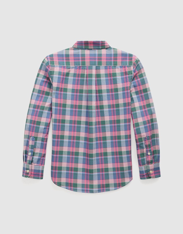 Polo Ralph Lauren - Plaid Cotton Oxford Shirt - Kids-Teens
