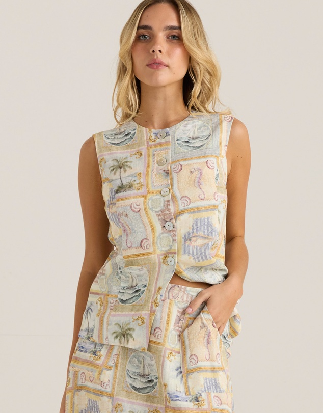 Sass - Reo Button Vest
