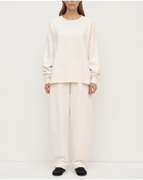 Assembly Label - Brushed Cotton Lounge Sweater