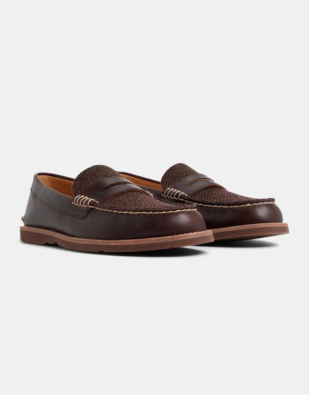Sperry - Ripple Penny Leather Herringbone - Men's