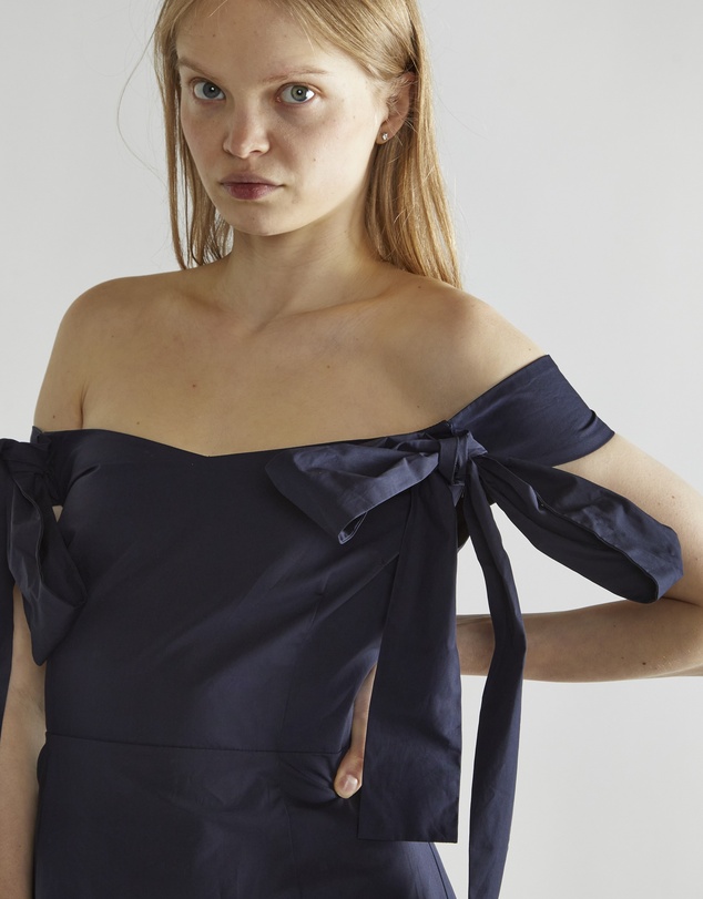 Glamorous - Bow bardot mini dress