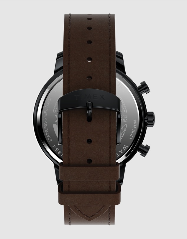 TIMEX - Timex Chicago 45mm Black-Tone Multifunction Watch
