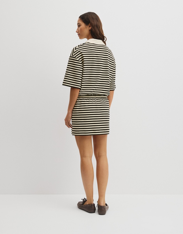 Country Road - Australian Cotton Stripe Jersey Dress