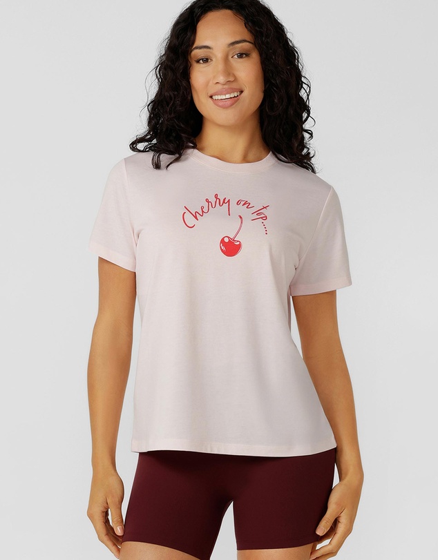 Lorna Jane - Cherry T-Shirt