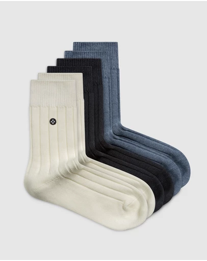 Sockdaily - Cold 6 Pack Quarter Socks