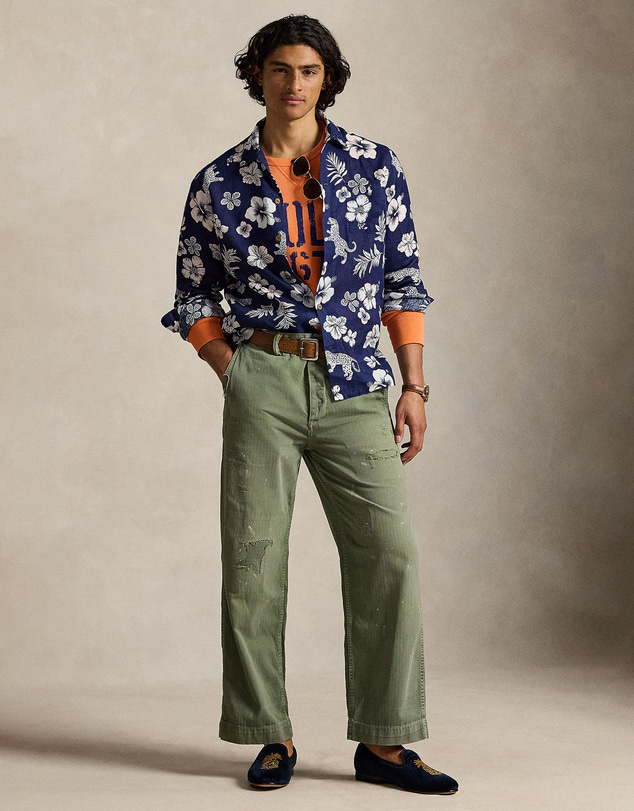 Polo Ralph Lauren - ICONIC EXCLUSIVE - Classic Fit Tropical Linen Camp Shirt