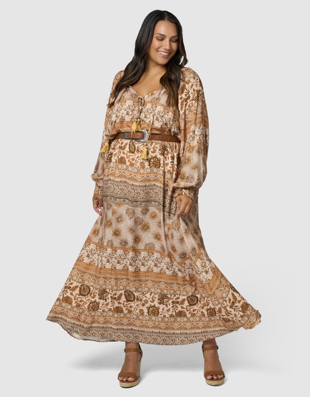 The Poetic Gypsy - Bliss in the Breeze Maxi Dress