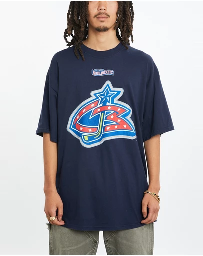 Vintage by The Real Deal - Pre Loved - Vintage NHL Columbus Blue Jackets Tee