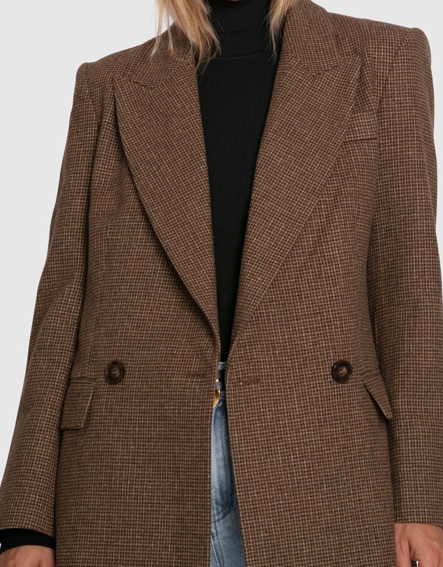 Belle & Bloom - Big Brother Talk Wool Blend Blazer
