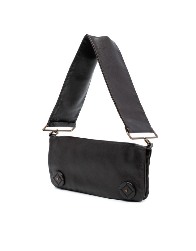 Pre-Loved by Azura Reborn - Pre-Loved Leather Fold Over Shoulder Bag