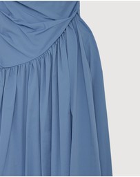 Revibe - Repaired AERE Kiera Strapless Midi Dress - AU 10