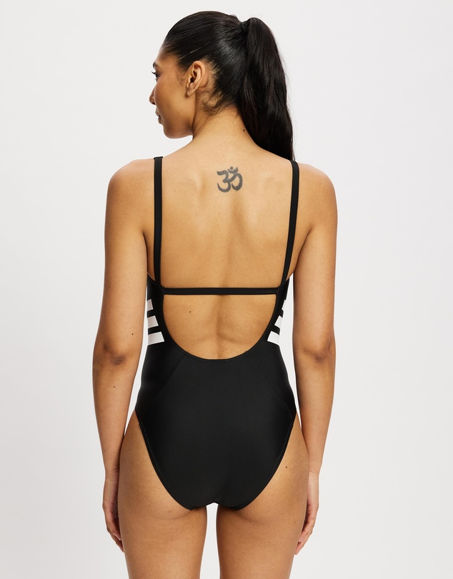 adidas Swim - 3-Stripes U-Back Swimsuit
