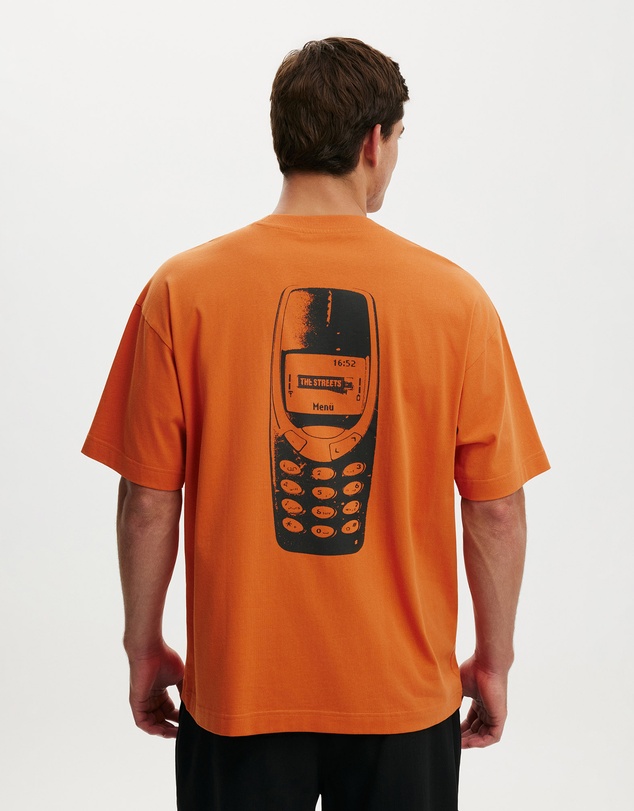 Cotton On - Box Fit Premium Music T-Shirt