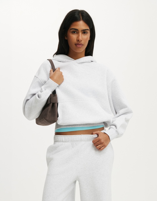 Cotton On - Boxy Fleece Hoodie