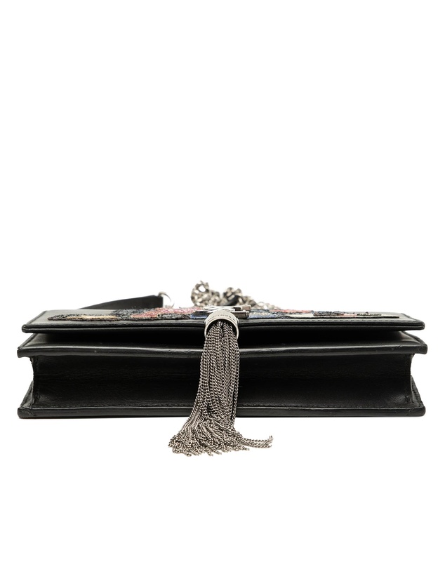 Pre-Loved by Azura Reborn - Pre-Loved Calfskin Cloud Star Applique Classic Monogram Kate Tassel Wallet on Chain