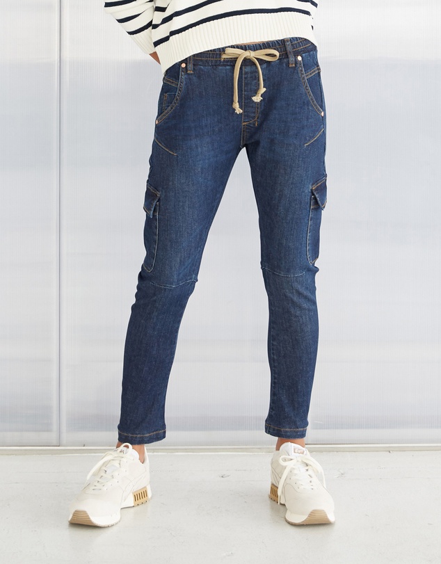 DRICOPER DENIM - Active Cargo Paris Blue Jeans
