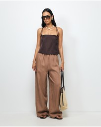 AERE - Juna Relaxed Linen Pants