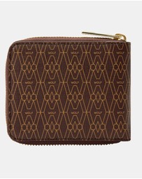 Wolf - Wolf Signature Range Zip Around Wallet Brown
