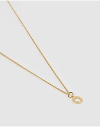 Izoa - Alphabet Letter O Necklace