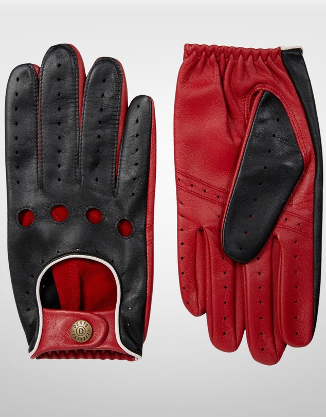 DENTS - Touchscreen Three Colour Leather Driving Gloves