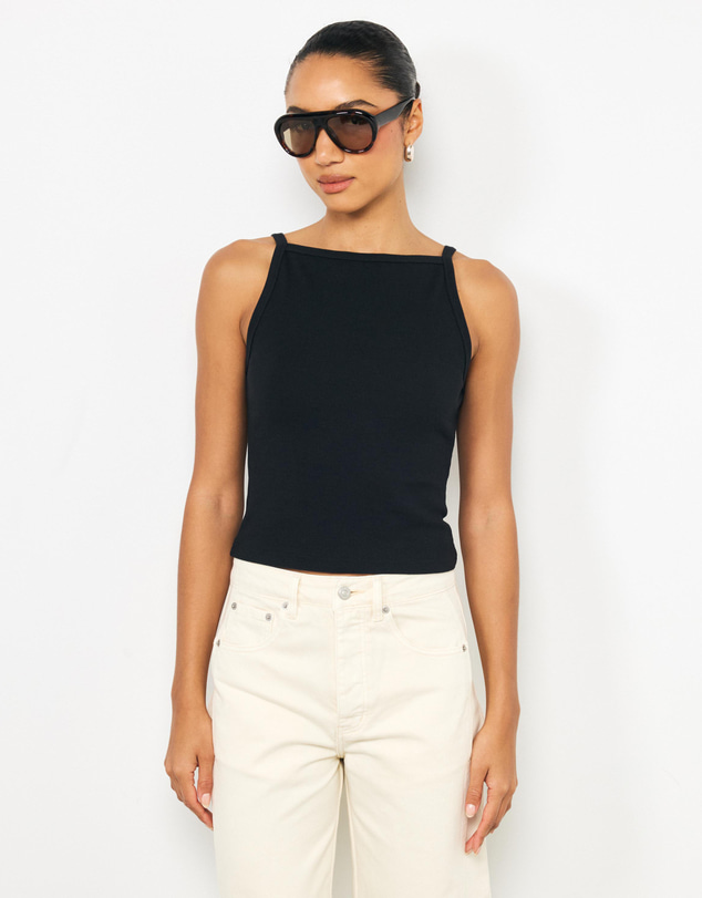 AERE - Fi High Boat Neck Tank