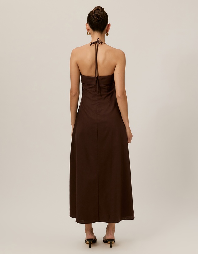 Tussah - Zella Linen Blend Midi Dress