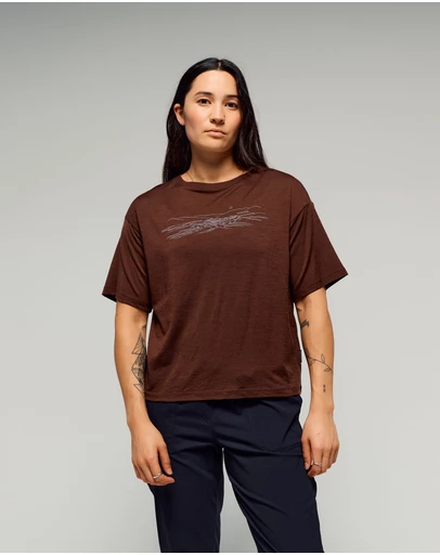 Kathmandu - 100% Merino Graphic T-Shirt