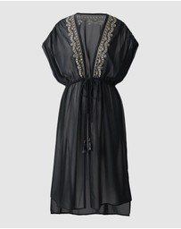 Miraclesuit Swimwear  - Beach Etc Sheer Beach Cover Up Kimono