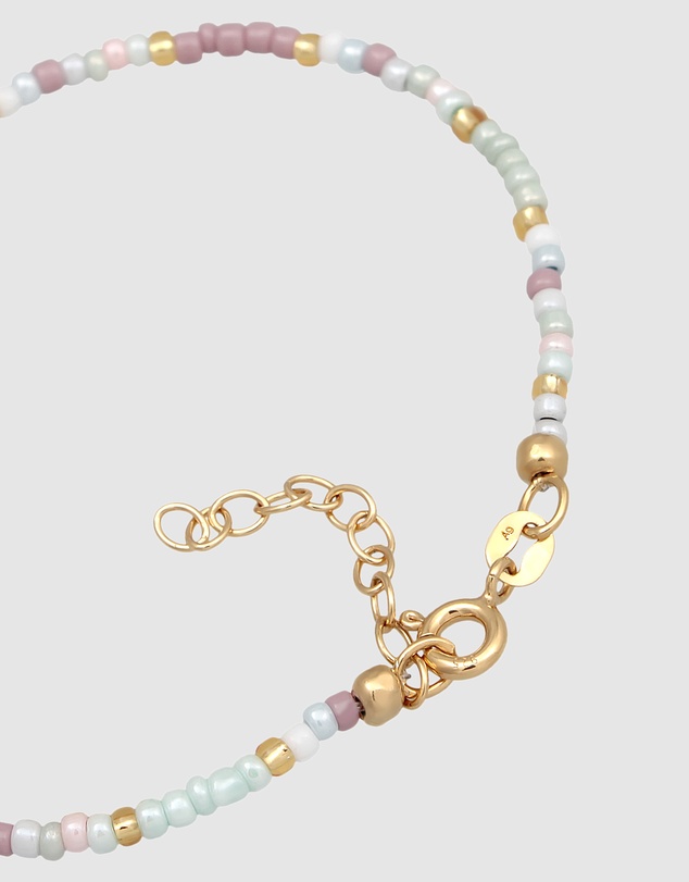 Elli Jewelry - Heart Charm Bracelet in Gold-Plated 925 Silver