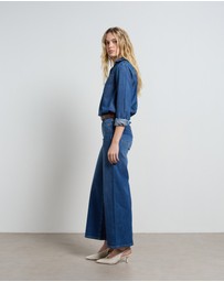 DRICOPER DENIM - Ash Denim Pop Over Shirt