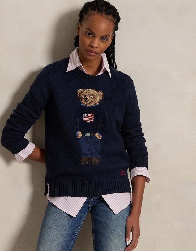 Polo Ralph Lauren - Polo Bear Cotton-Linen Sweater - The ICONIC Exclusive