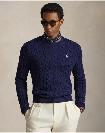 Polo Ralph Lauren - Cable-Knit Cotton Sweater