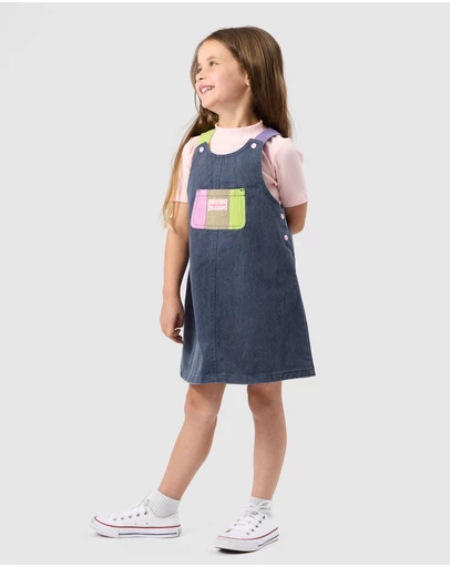 Goldie + Ace - Colour Pop Pinafore Dress - Babies-Kids
