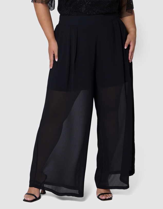 Sunday In The City - Staged Sheer Pant