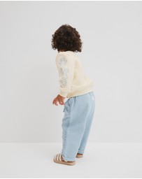 Country Road - Australian Cotton Embroidered Sleeve Sweat