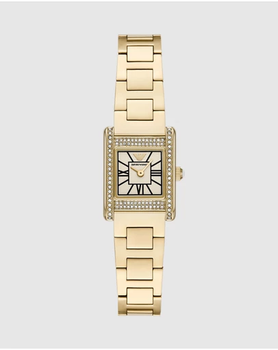 Emporio Armani - Gold Tone Analogue Watch