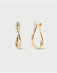 PDPAOLA - Air Mini Gold Hoop Earrings