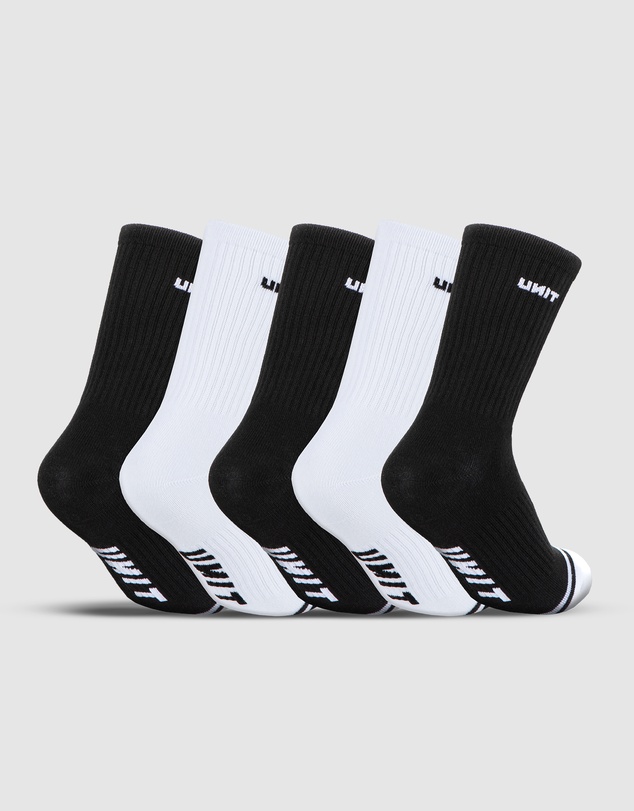 UNIT - UNIT Crew Youth Hi-Lux Socks (5 Pack)
