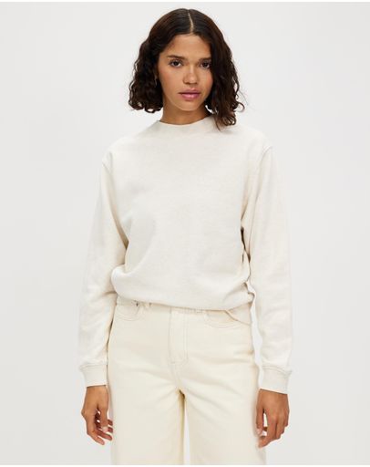 Oat Marle/White