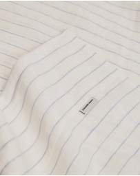 Country Road - Skye Linen Queen Flat Sheet