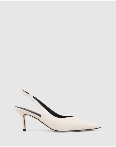 Siren - Yory Slingback Kitten Heels