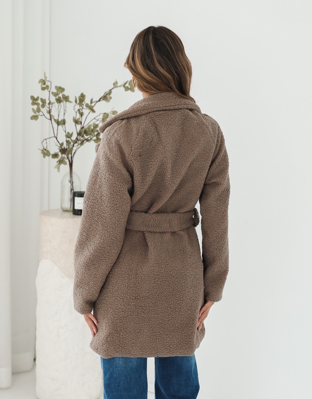 Esther & Co - Brienna Jacket - Taupe