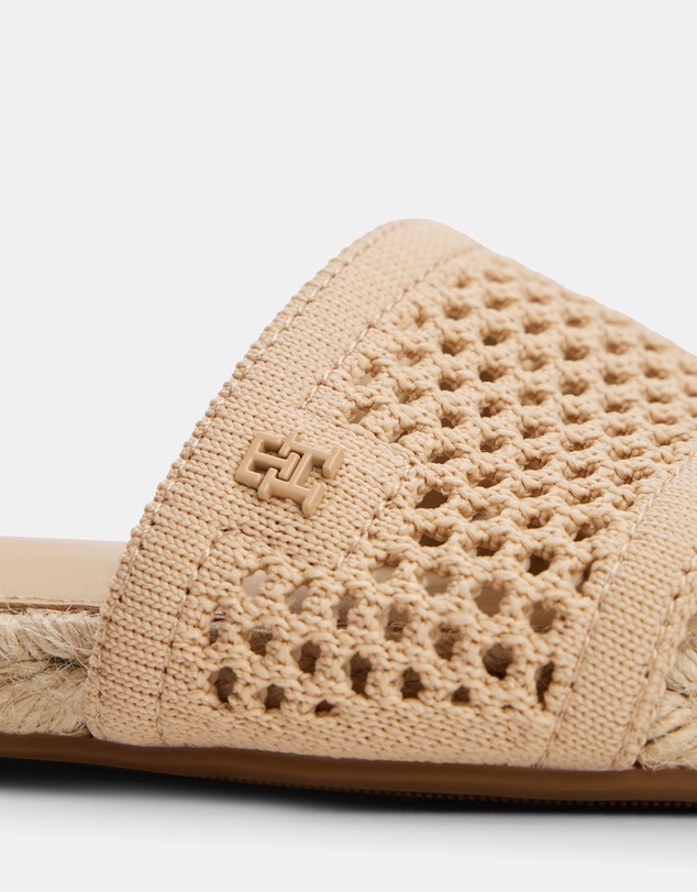 Tommy Hilfiger - Knit Mesh Espadrille Mules - Women's