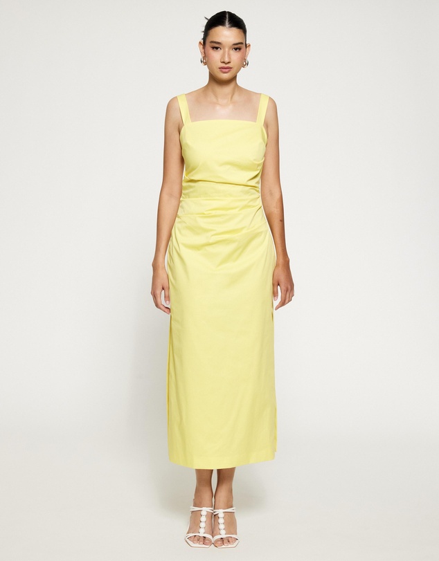 Lover - Grace Ruched Midi Dress