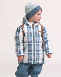 Crywolf - REVERSIBLE ECO-PUFFER Blue Plaid