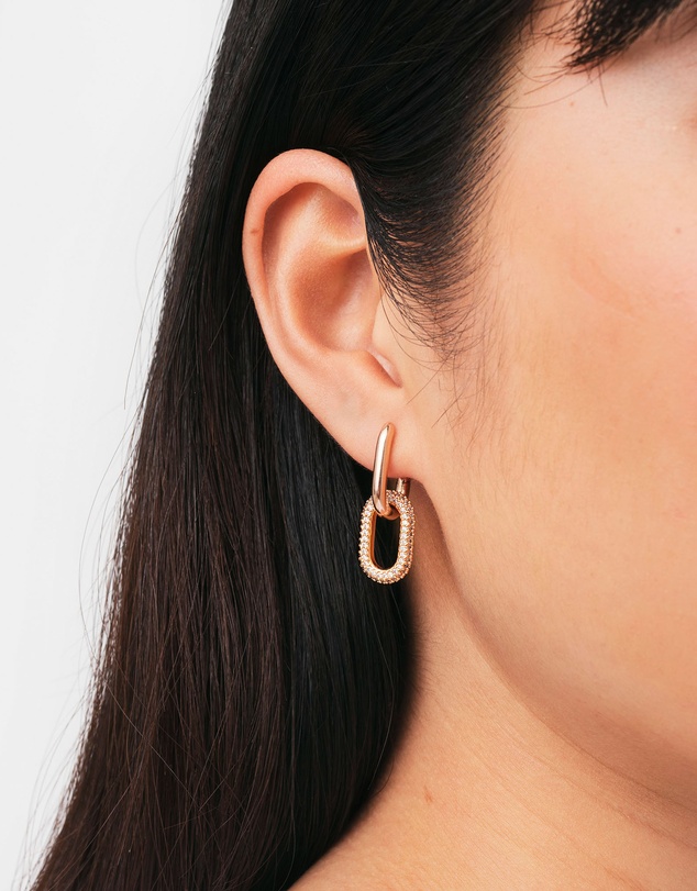 Daniel Wellington - Crystal Link Earrings